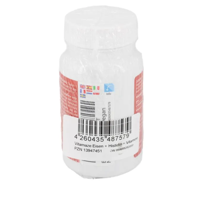 EISEN 20 mg+Histidin+Vitamine C/B9/B12 Kapseln 90 Stück