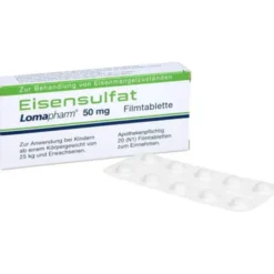 EISENSULFAT Lomapharm 50 mg Filmtabletten 20 St