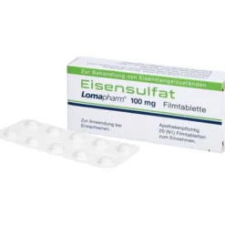 EISENSULFAT Lomapharm 100 mg Filmtabletten 20 St