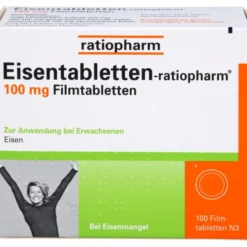 EISENTABLETTEN-ratiopharm 100 mg Filmtabletten 100 St