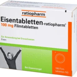 EISENTABLETTEN-ratiopharm 100 mg Filmtabletten 100 St