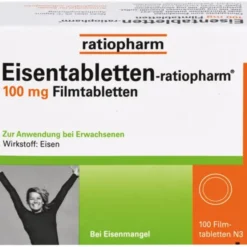 EISENTABLETTEN-ratiopharm 100 mg Filmtabletten 100 St