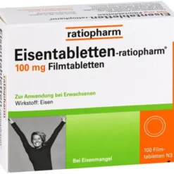 EISENTABLETTEN-ratiopharm 100 mg Filmtabletten 100 St