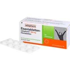 EISENTABLETTEN-ratiopharm 100 mg Filmtabletten 50 St