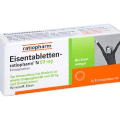 EISENTABLETTEN-ratiopharm N 50 mg Filmtabletten 50 St