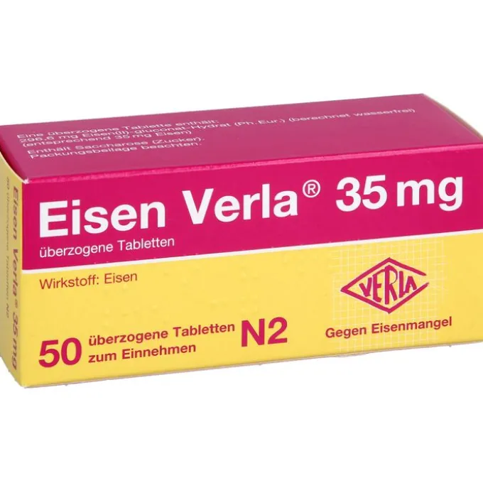 EISEN VERLA 35 mg überzogene Tabletten 50 St