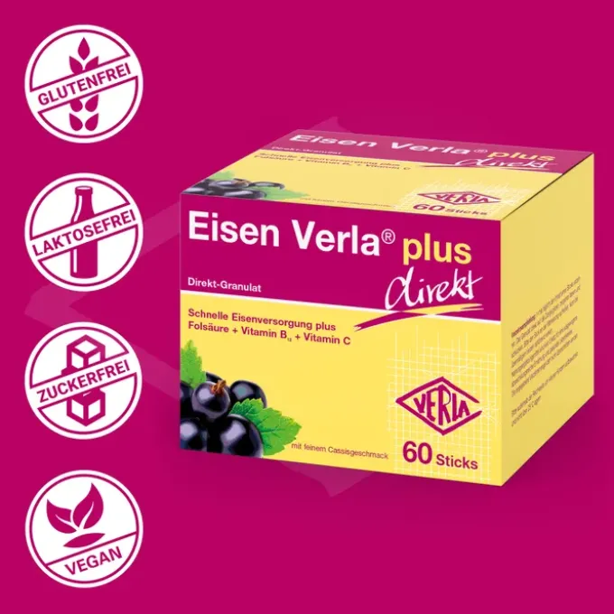EISEN VERLA plus Direkt-Sticks 60 Stück