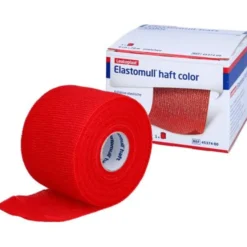 ELASTOMULL haft color 6 cmx20 m Fixierb.rot 1 St