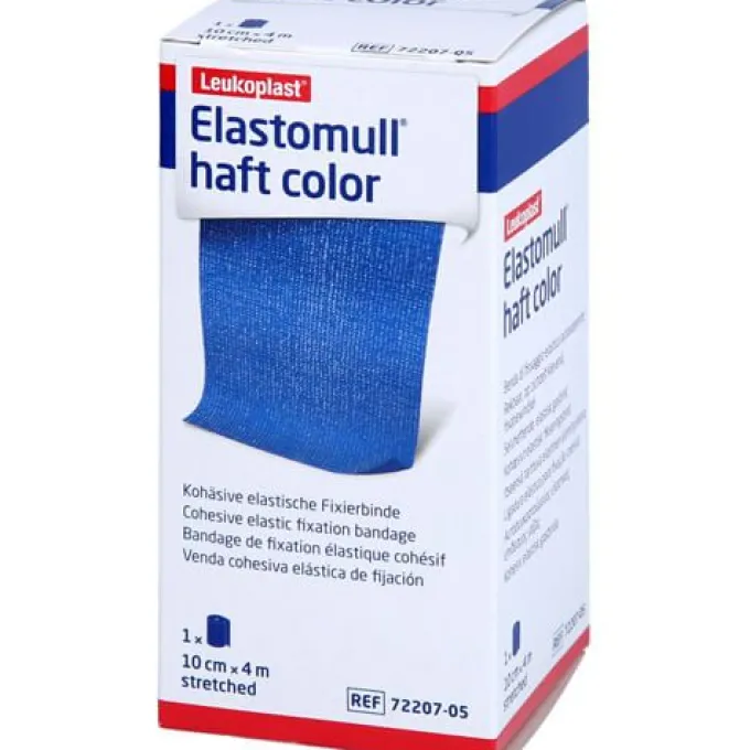 ELASTOMULL haft color 10 cmx4 m Fixierb.blau 1 St