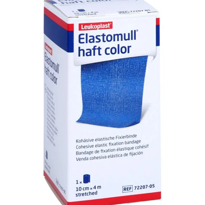 ELASTOMULL haft color 10 cmx4 m Fixierb.blau 1 St