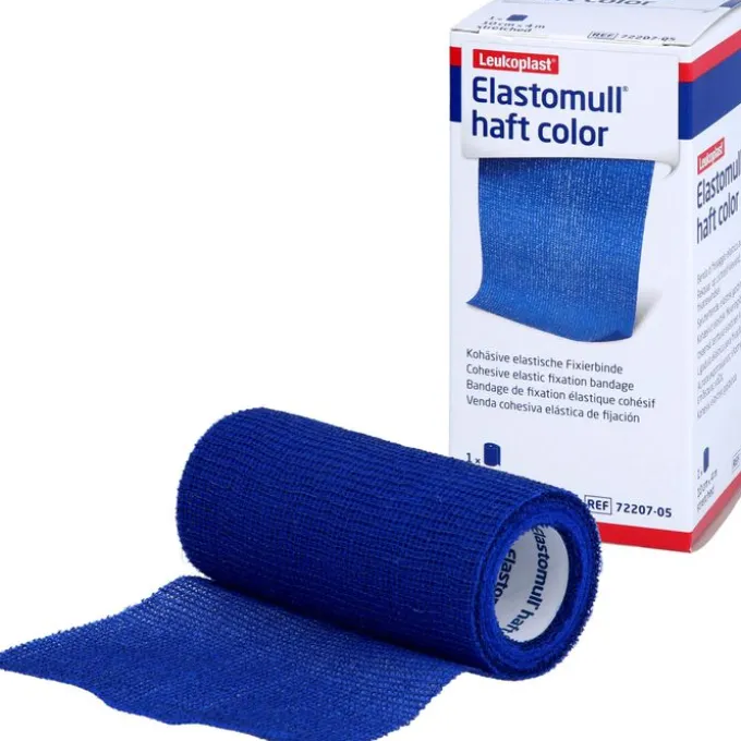 ELASTOMULL haft color 10 cmx4 m Fixierb.blau 1 St