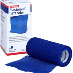 ELASTOMULL haft color 10 cmx4 m Fixierb.blau 1 St