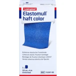 ELASTOMULL haft color 10 cmx4 m Fixierb.blau 1 St