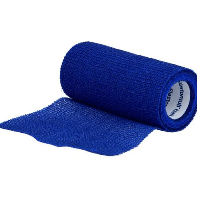 ELASTOMULL haft color 10 cmx4 m Fixierb.blau 1 St