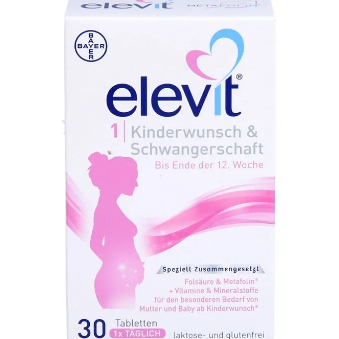 ELEVIT 1 Kinderwunsch & Schwangerschaft Tabletten 30 Stück