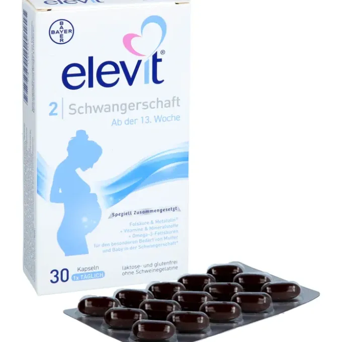 ELEVIT 2 Schwangerschaft Weichkapseln 30 Stück