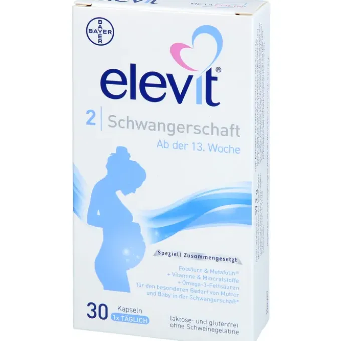 ELEVIT 2 Schwangerschaft Weichkapseln 30 Stück