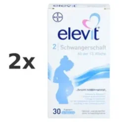 ELEVIT 2 Schwangerschaft Weichkapseln Set 2x 30St