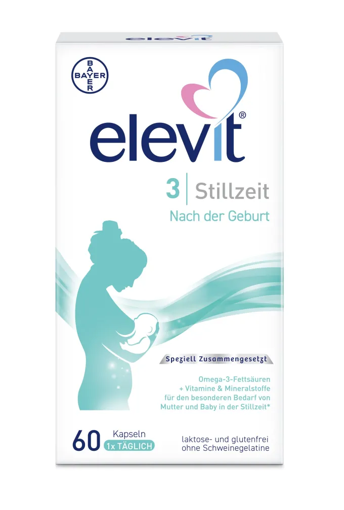 ELEVIT 3 Stillzeit Weichkapseln 60 Stück