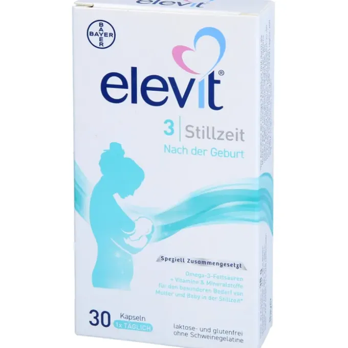 ELEVIT 3 Stillzeit Weichkapseln 30 Stück