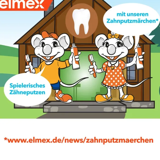 ELMEX Kinder Zahnbürste Duo Pack 2 St