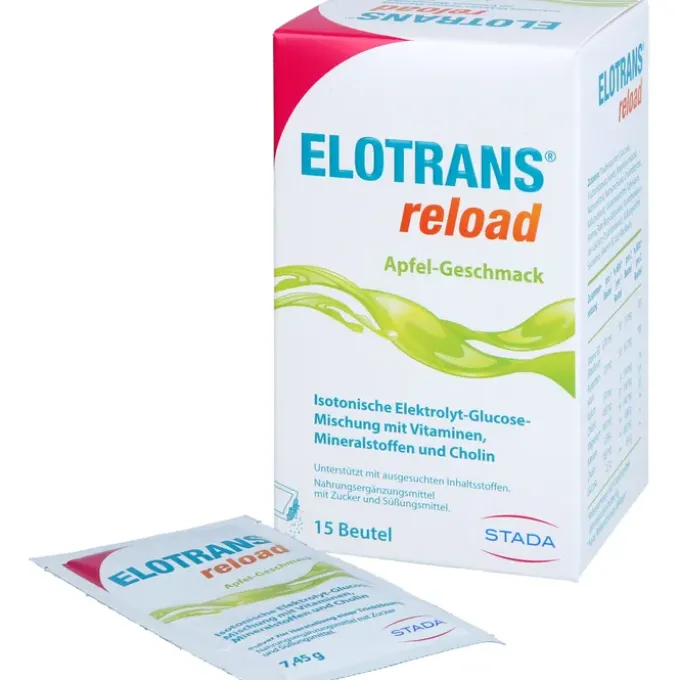 ELOTRANS reload Elektrolyt-Pulver Apfel Btl. 111,75 g