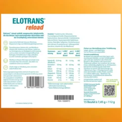 ELOTRANS reload Elektrolyt-Pulver Apfel Btl. 111,75 g