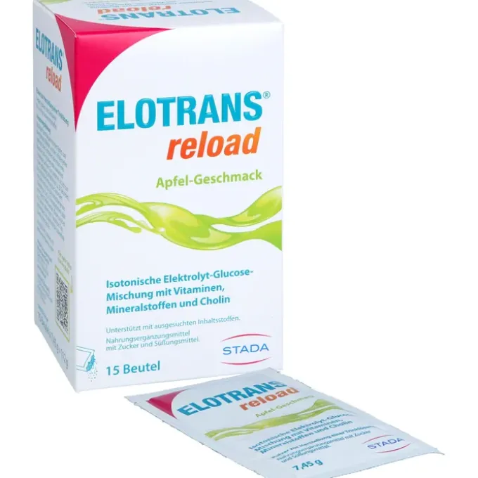 ELOTRANS reload Elektrolyt-Pulver Apfel Btl. 111,75 g