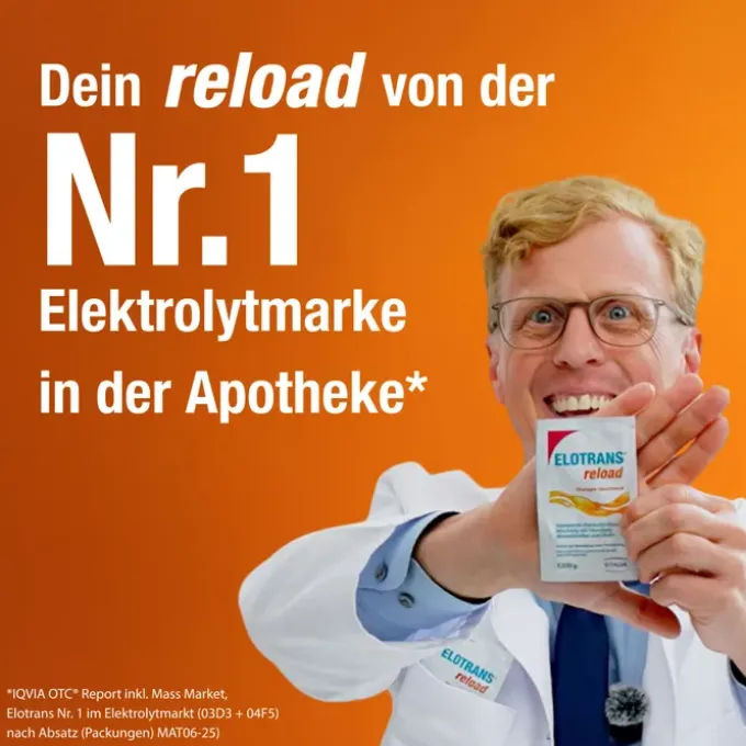 ELOTRANS reload Elektrolyt-Pulver Apfel Btl. 111,75 g