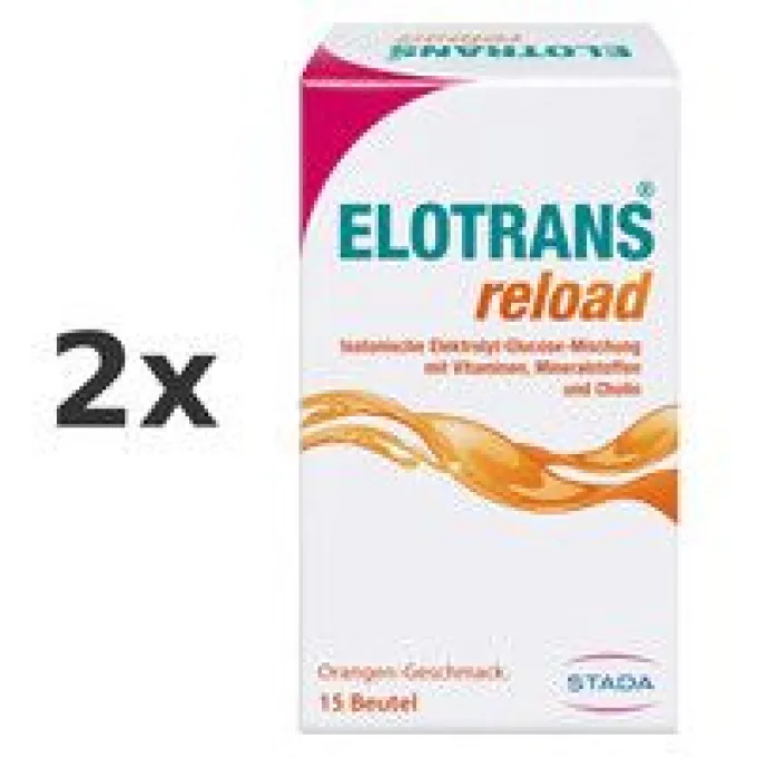 ELOTRANS reload Elektrolyt-Pulver mit Vitaminen 2 x 15 St
