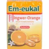 EM-EUKAL Bonbons Ingwer Orange zuckerfrei Box 50 g