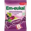 EM-EUKAL Bonbons Johannisbeere gefüllt zuckerfei 75 g