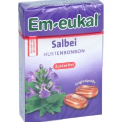 EM-EUKAL Bonbons Salbei zuckerfrei Box 50 g