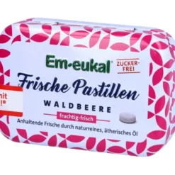 EM-EUKAL Frische Pastillen Waldbeere zuckerfrei 20 g