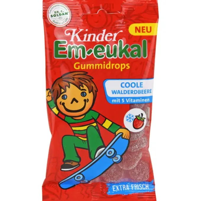 EM-EUKAL Kinder Gummidrops coole Walderdbeere zh. 75 g