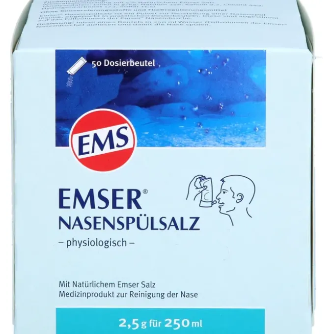 EMSER Nasenspülsalz physiologisch Btl. 50 Stück