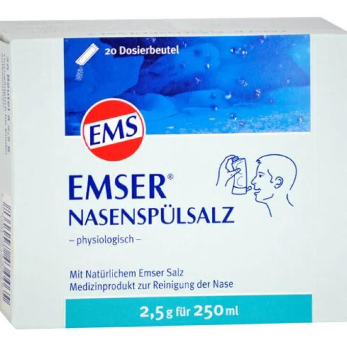 EMSER Nasenspülsalz physiologisch Btl. 20 Stück