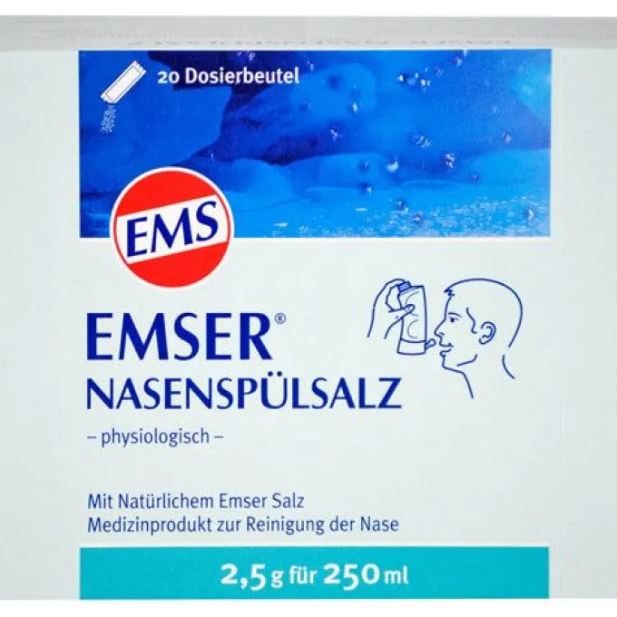 EMSER Nasenspülsalz physiologisch Btl. 20 Stück