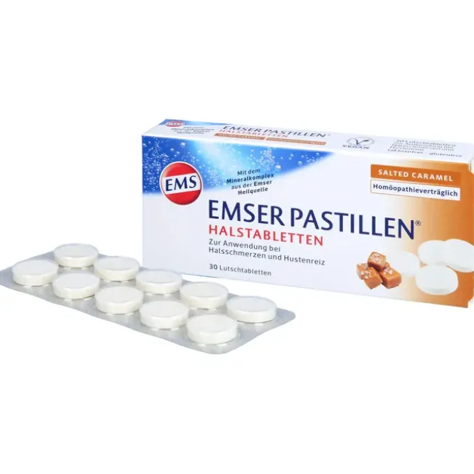 EMSER Pastillen Halstabletten salted Caramel 30 St