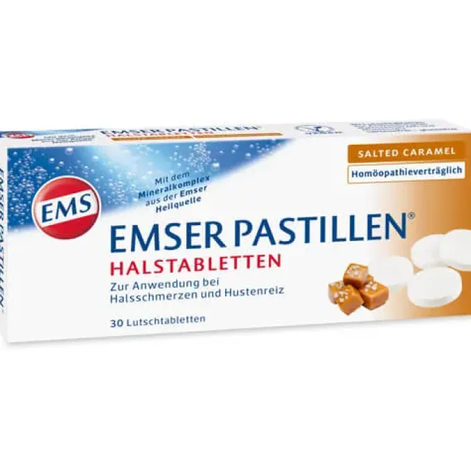 EMSER Pastillen Halstabletten salted Caramel 30 St
