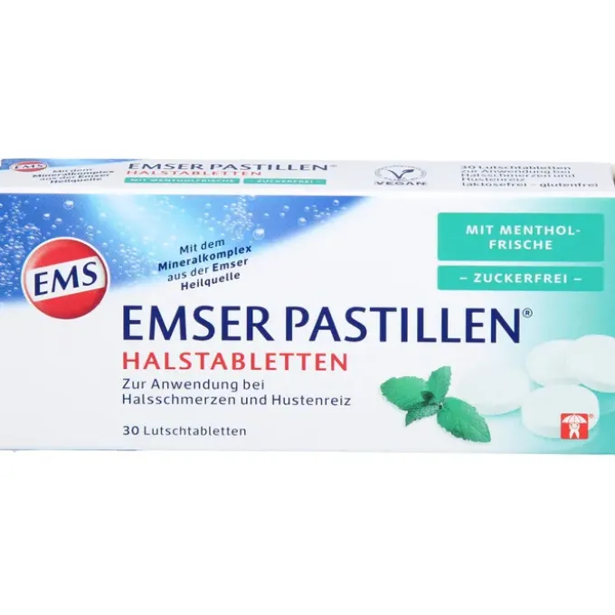 EMSER Pastillen mit Mentholfrische zuckerfrei 30 St