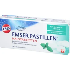 EMSER Pastillen mit Mentholfrische zuckerfrei 30 St