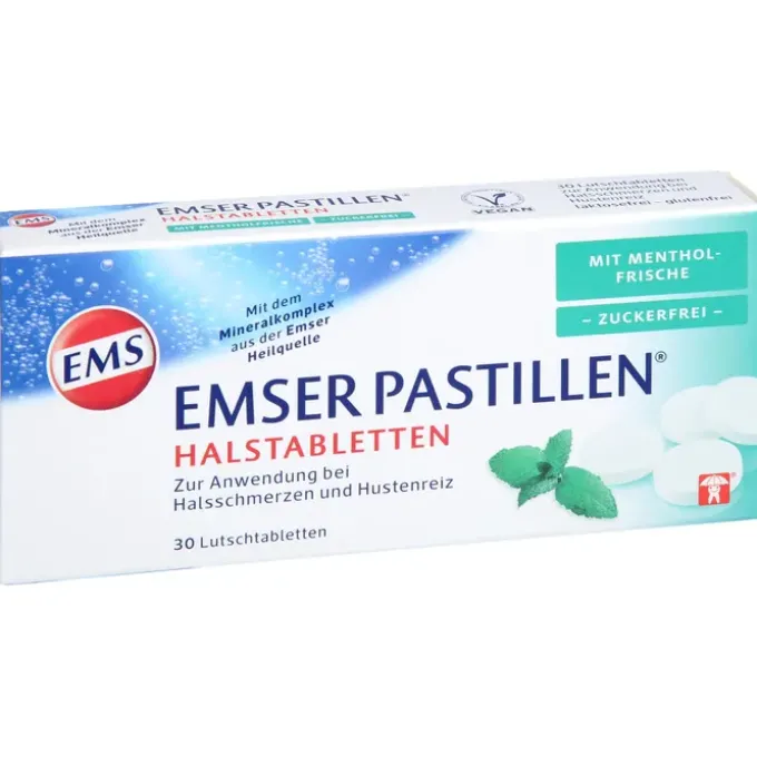 EMSER Pastillen mit Mentholfrische zuckerfrei 30 St