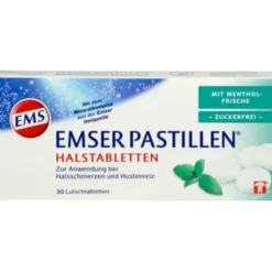 EMSER Pastillen mit Mentholfrische zuckerfrei 30 St