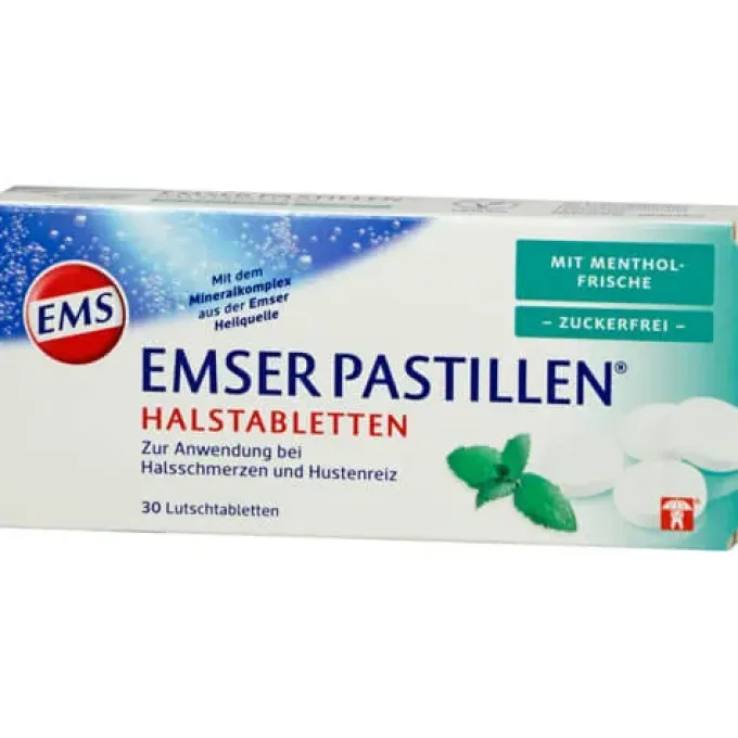 EMSER Pastillen mit Mentholfrische zuckerfrei 30 St