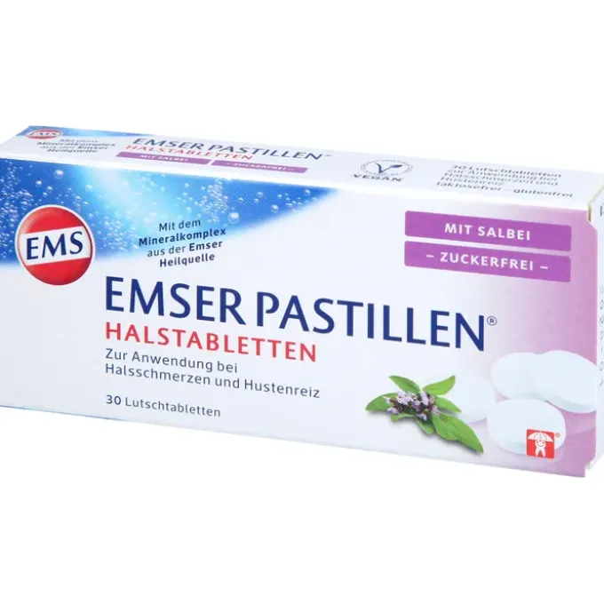 EMSER Pastillen mit Salbei zuckerfrei 30 St