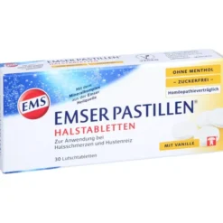 EMSER Pastillen ohne Menthol zuckerfrei 30 St