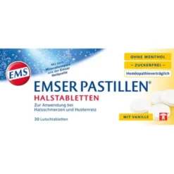 EMSER Pastillen ohne Menthol zuckerfrei 30 St
