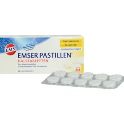 EMSER Pastillen ohne Menthol zuckerfrei 30 St
