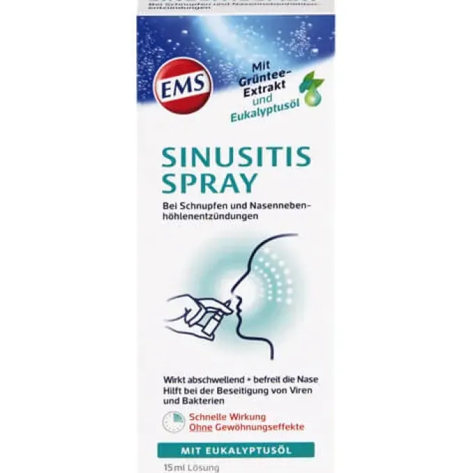 EMSER Sinusitis Spray mit Eukalyptusöl 15 ml